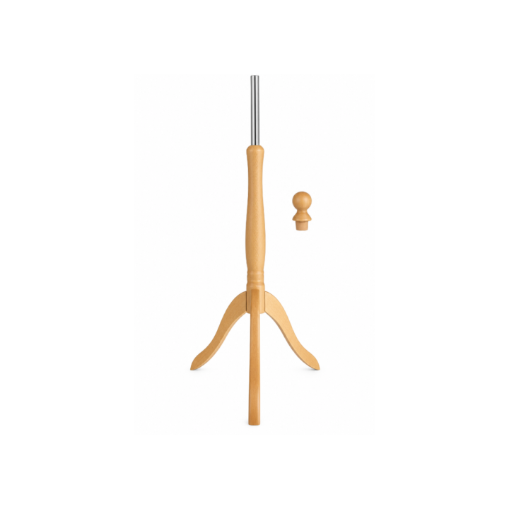 Holzdreibein Dreifuß – Helles Holz